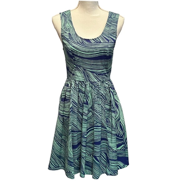 Plenty by Tracy Reese Dresses & Skirts - Plenty by Tracy Reese Size 6 Dress Tessa Marble Waves Sleeveless Fit & F…